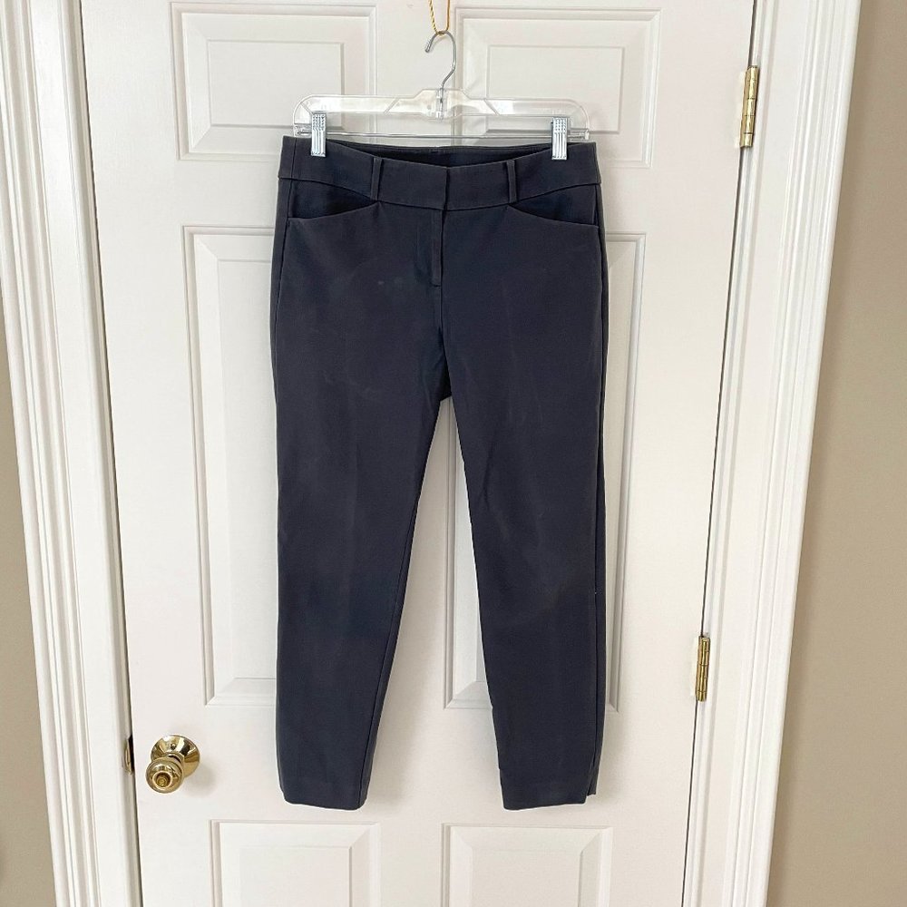 LOFT Gray skinny trousers